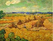 Vincent Van Gogh Wheatfield with sheaves and reapers Germany oil painting artist